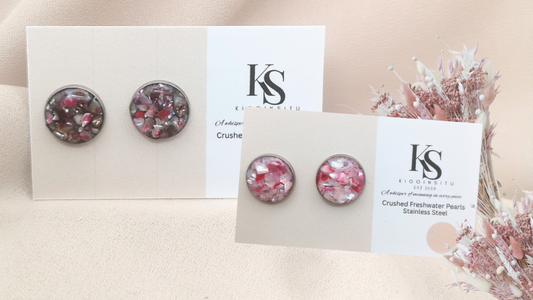 Every crushed pearl tells its own story, unique, radiant, and full of quiet strength.
