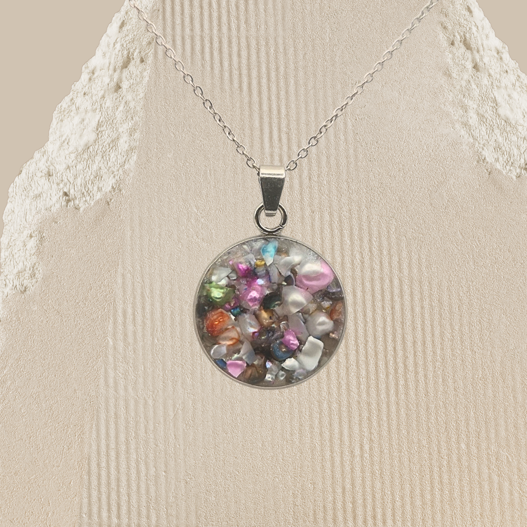 Prism of Hope - Crushed Freshwater Pearl Necklace