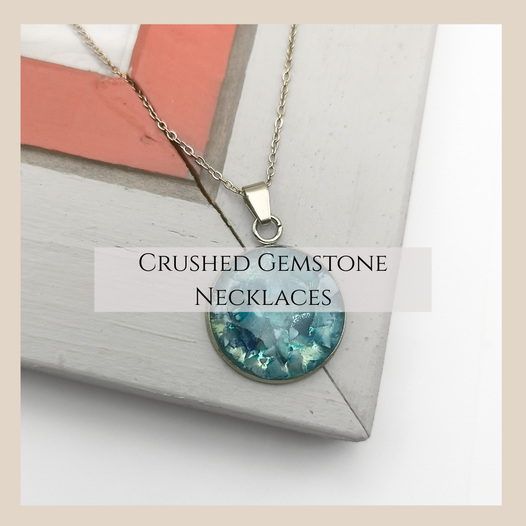 Crushed Gemstone Necklaces