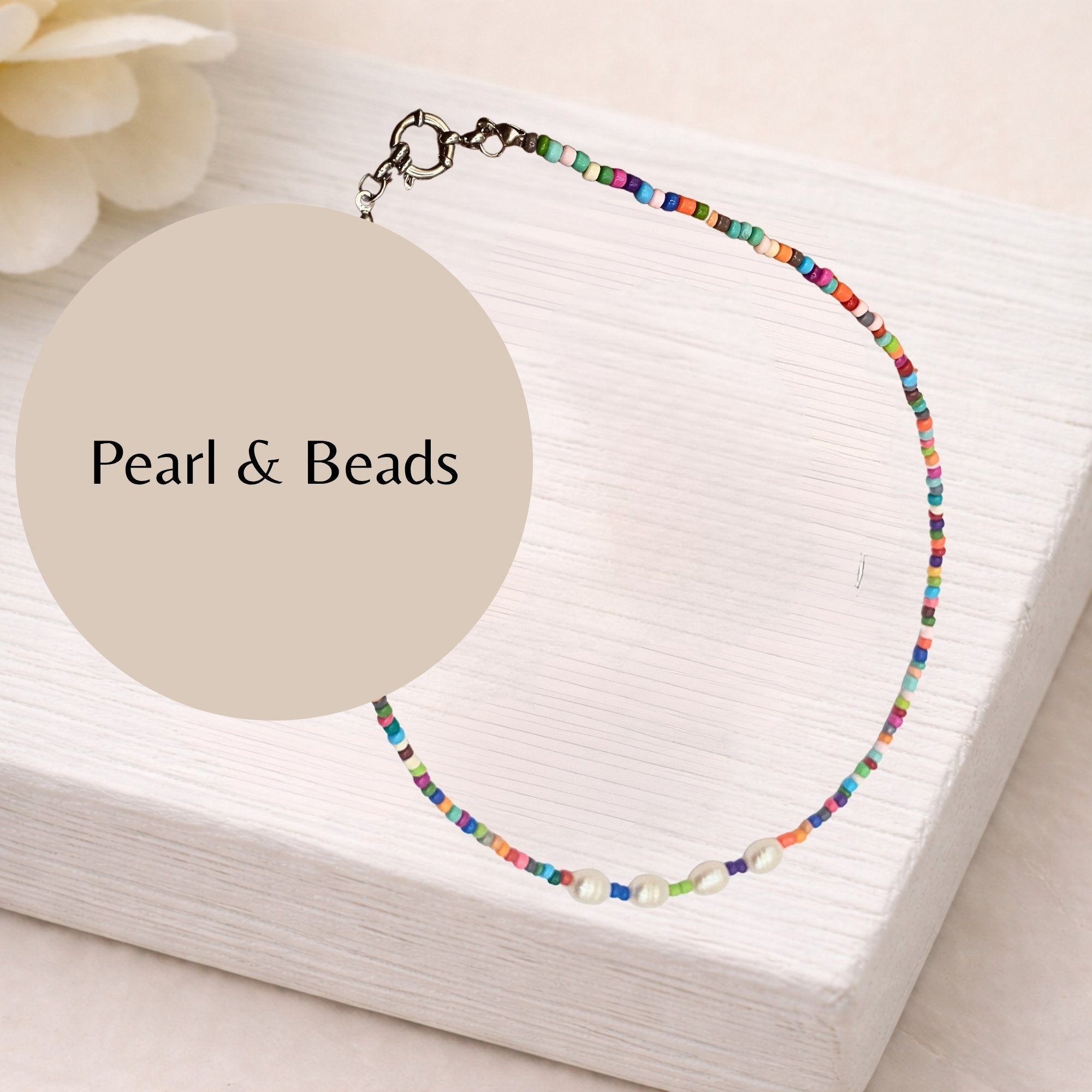 Discover the perfect blend of colour, texture, and timeless elegance in our Pearls &amp; Beads Collection.