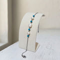 Elegant Pearl and Turquoise Bead Bracelet - Kiooinsitu
