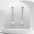 Freshwater Pearl Chic White Earrings