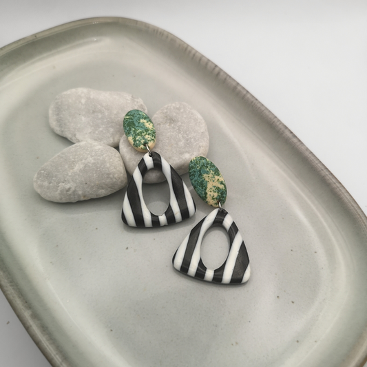 Polymer Clay Drop Earrings
