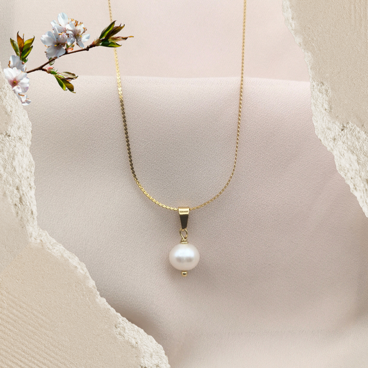 Gold Plated Stainless Steel Necklace (40cm + 5cm)