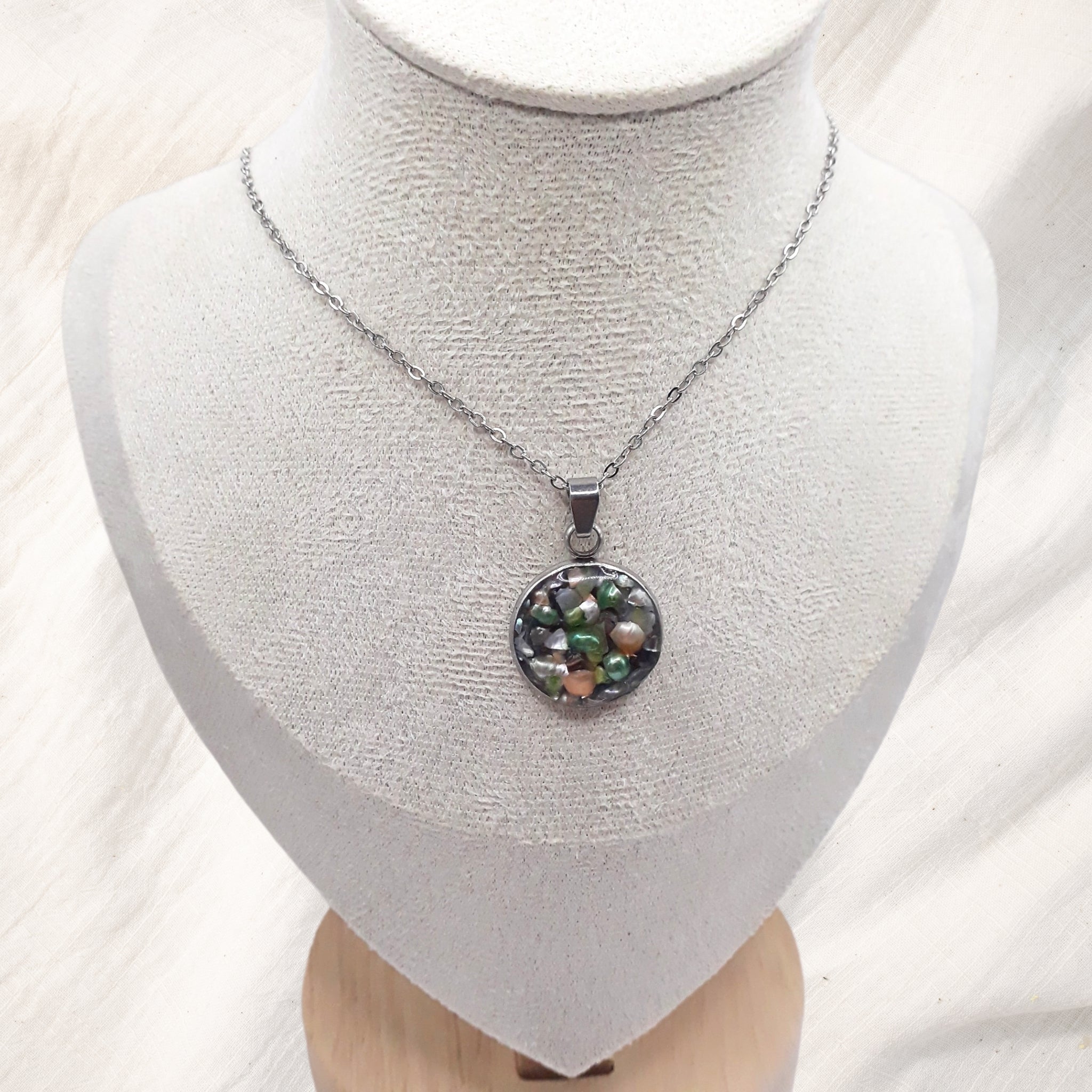 Earthsong - Crushed Freshwater Pearl Necklace