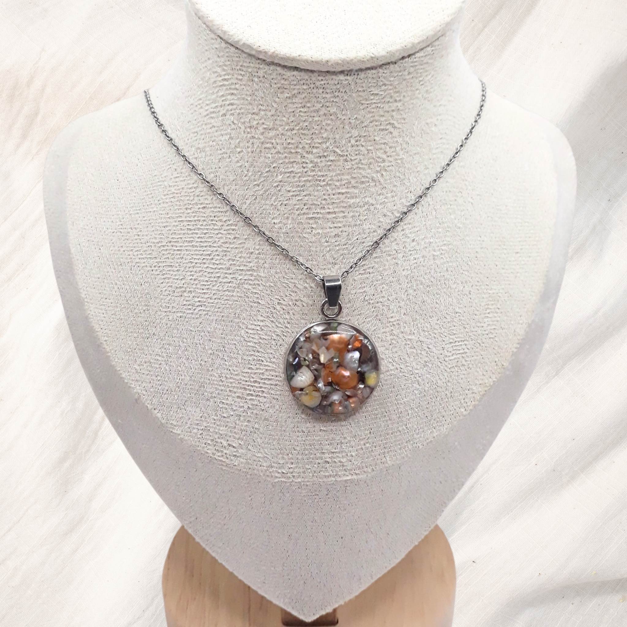 Crushed Freshwater Pearl Necklace - Kiooinsitu