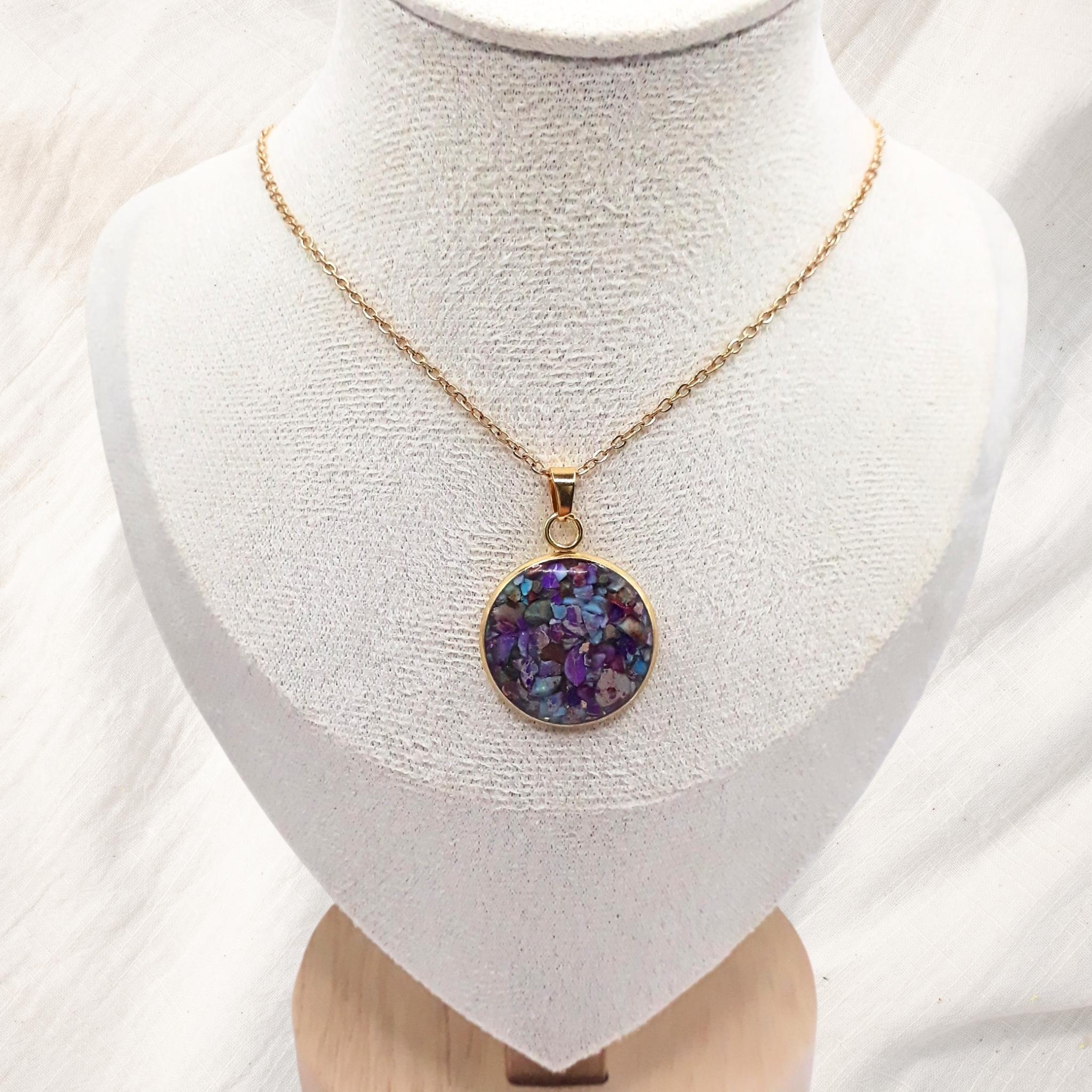 Crushed Imperial Jasper Necklace - Kiooinsitu