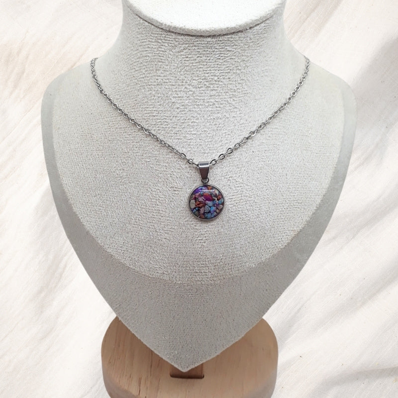Crushed Imperial Jasper Necklace - Kiooinsitu
