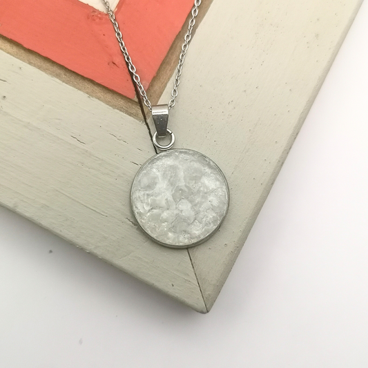 Crushed Clear Quartz Necklace
