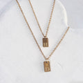 Personalised Initial Necklace Gold-Plated Stainless Steel