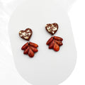 Polymer clay drop earrings