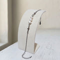 White Freshwater Pearl Cross Bracelet - Kiooinsitu