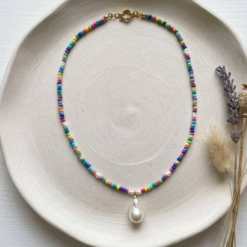 colourful-bead-baroque-pearl-necklace_jpg - Kiooinsitu