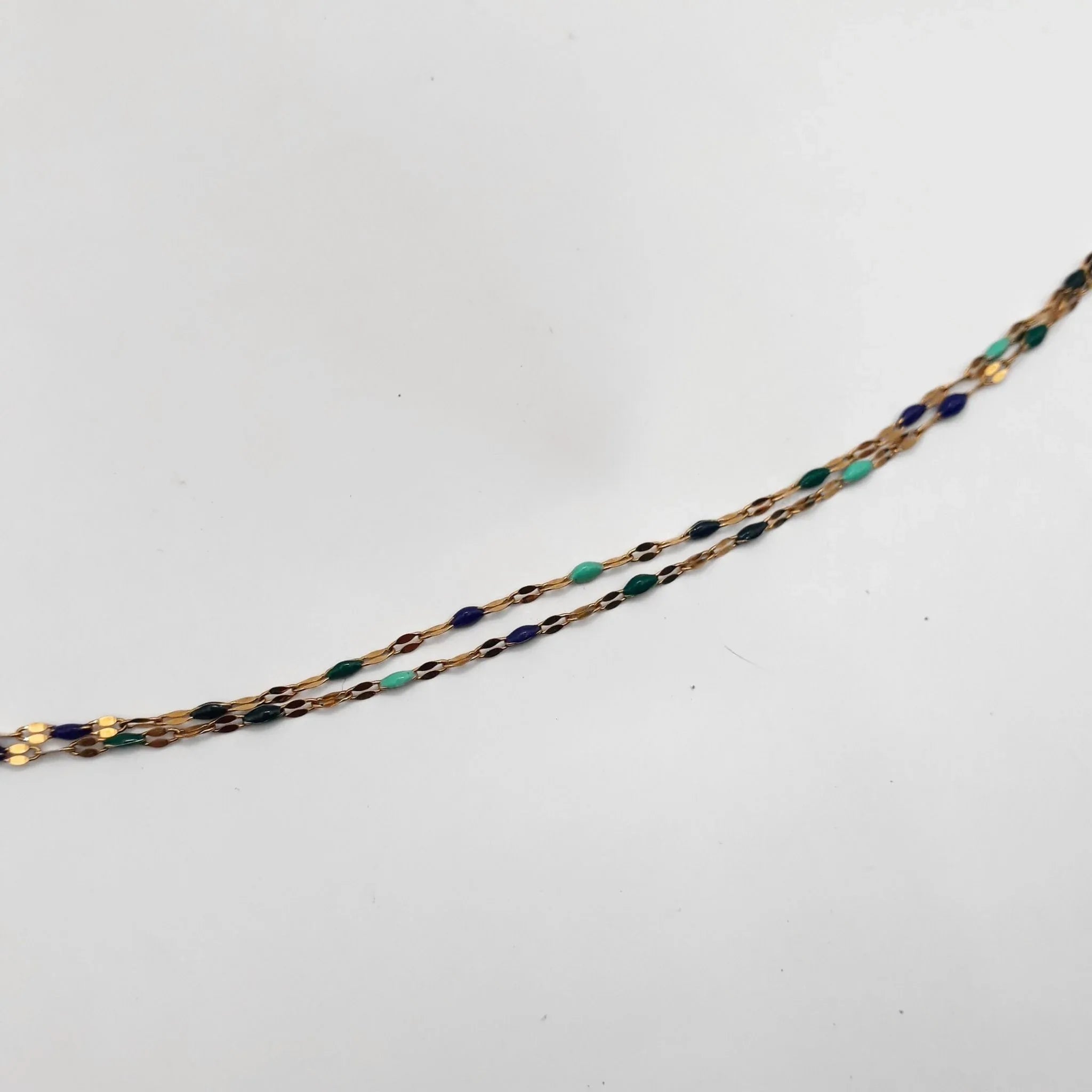 Personalised Two Initials Necklace with Ceramic Beads - Kiooinsitu