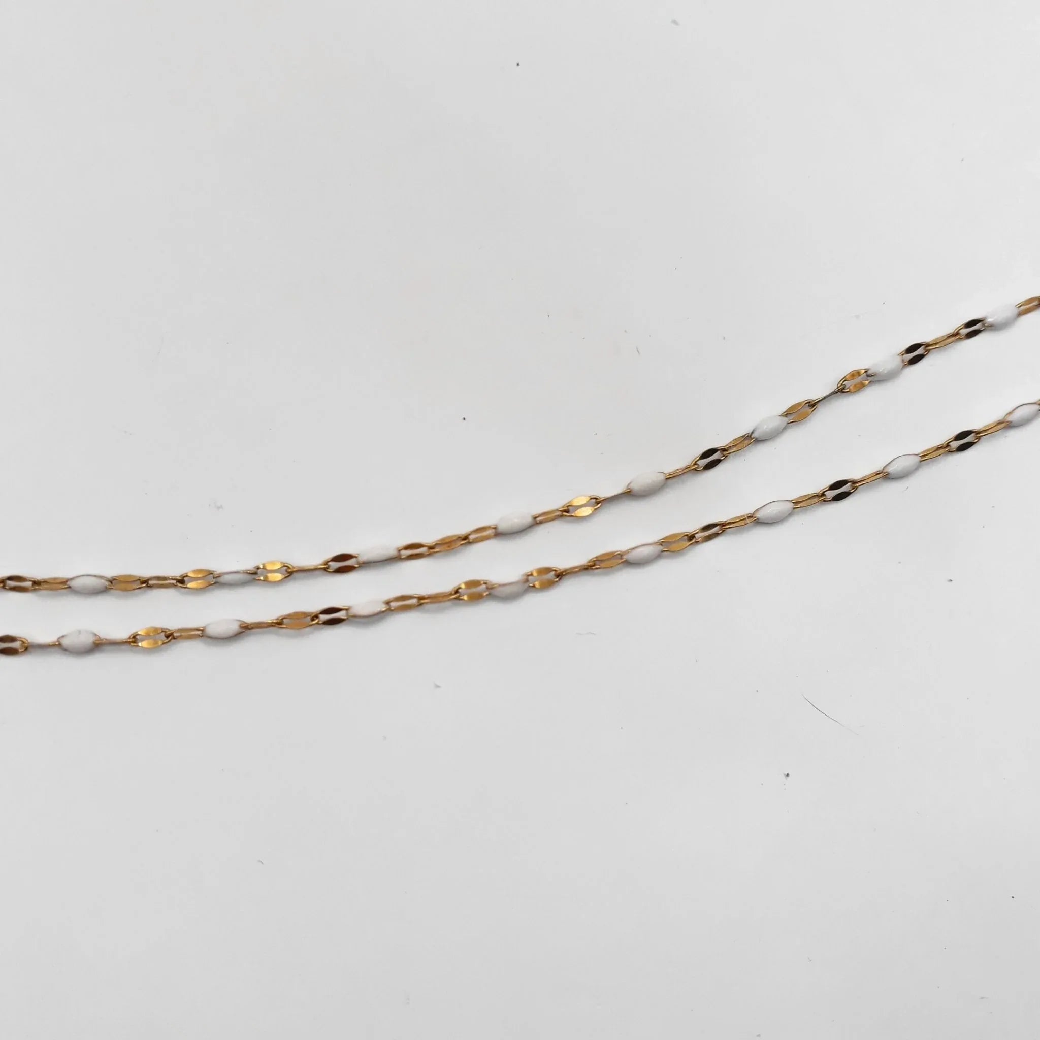 Personalised Two Initials Necklace with Ceramic Beads - Kiooinsitu