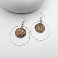 Imperial Pine Hoop Earrings